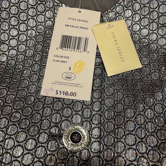 Laura Ashley Metallic Jacket - Picture 3 of 4